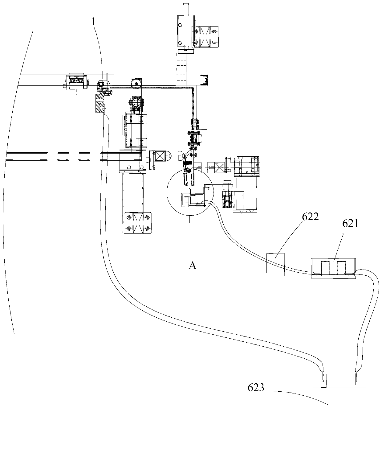 Rack detecting device and rack detecting method