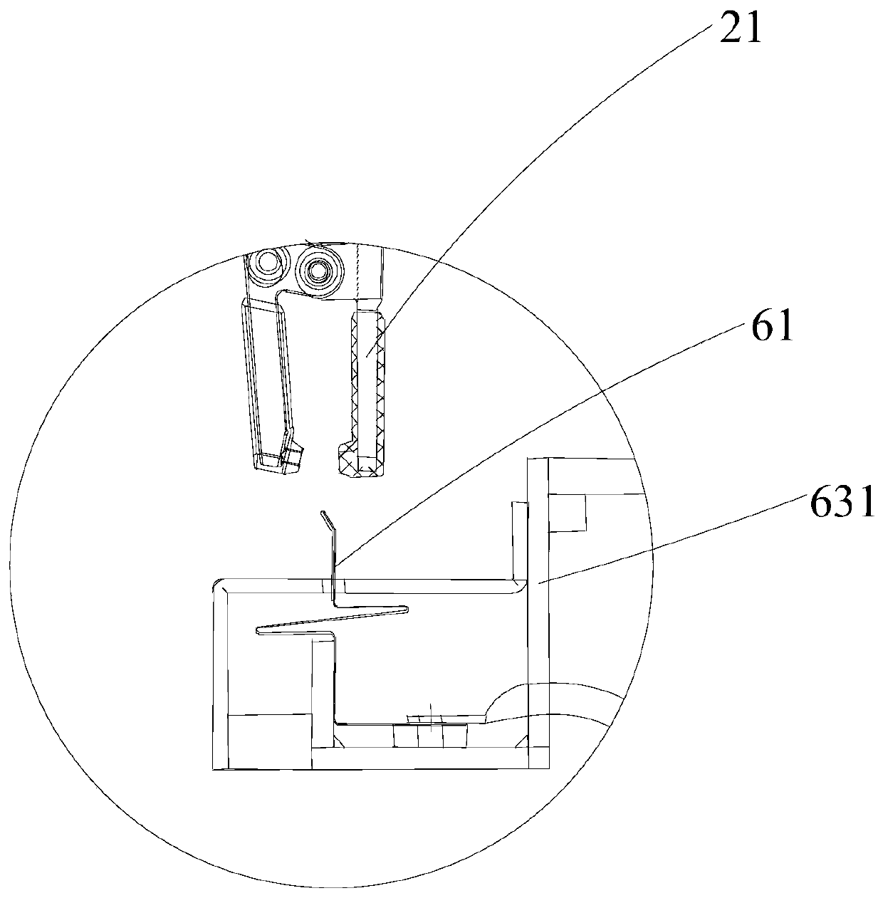 Rack detecting device and rack detecting method