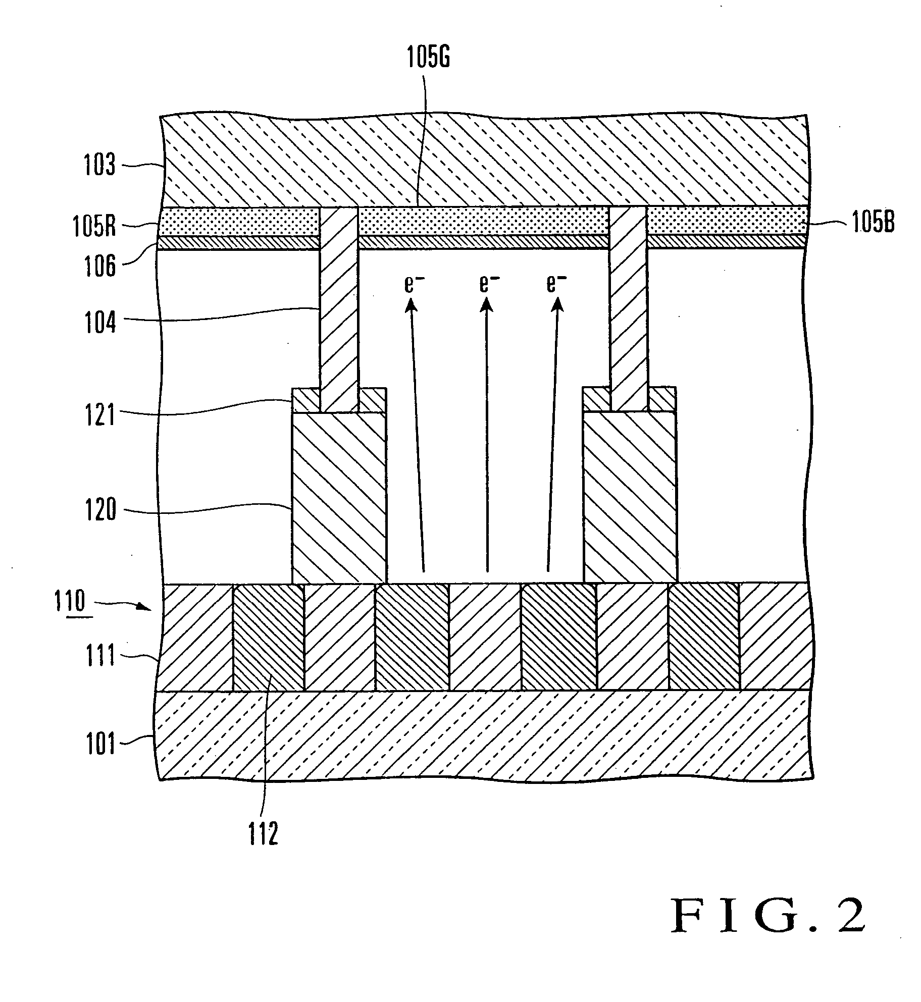 Flat-panel display and flat-panel display cathode manufacturing method