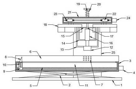 Hardness detection device for steel structure production