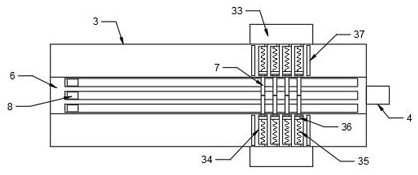 Hardness detection device for steel structure production