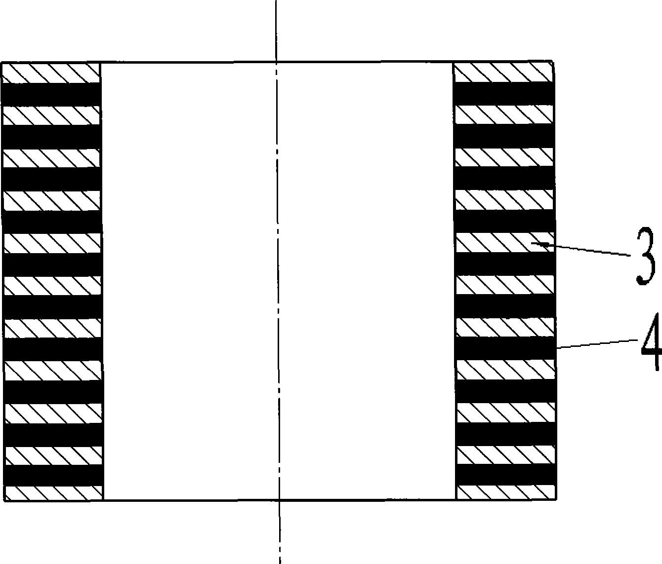 Method for preparing composite wear-resistant roller