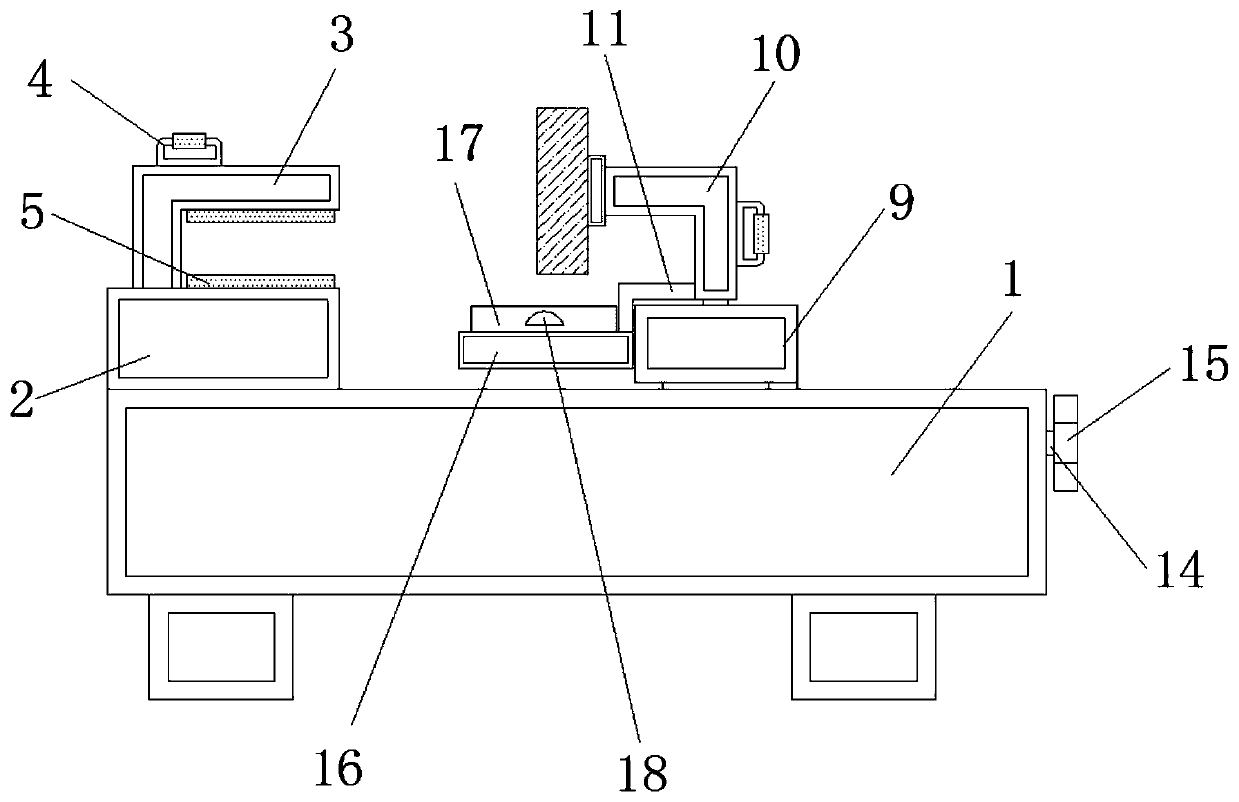 Adjustable polishing device for machining of aluminum-based copper-clad plate