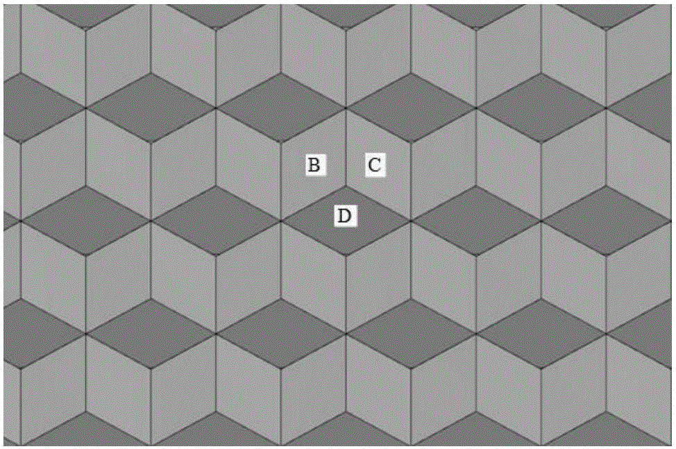 Method for calculating reflected light intensity of cubic pyramid type retroflection material