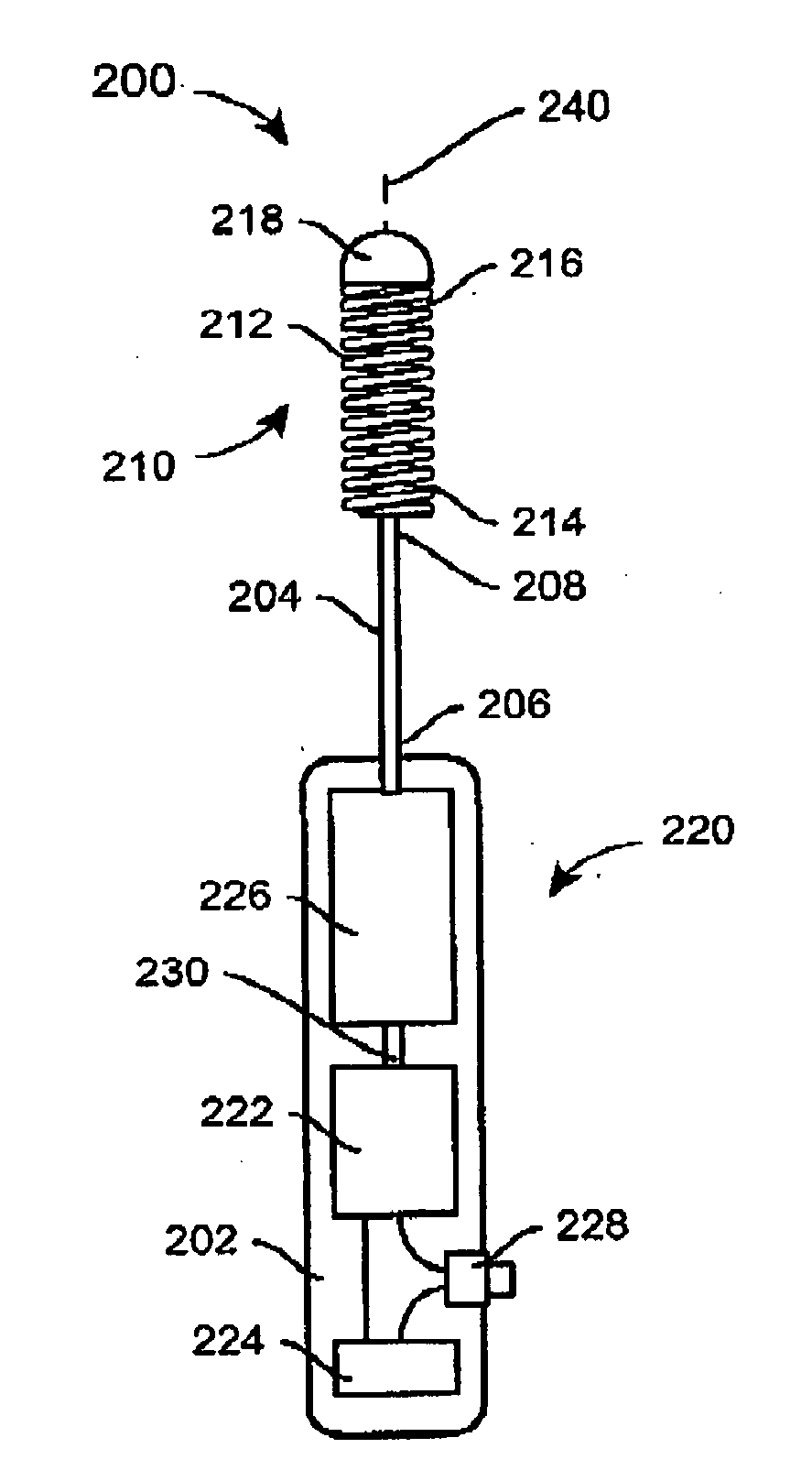 Applicator system with helical applicator surface and source