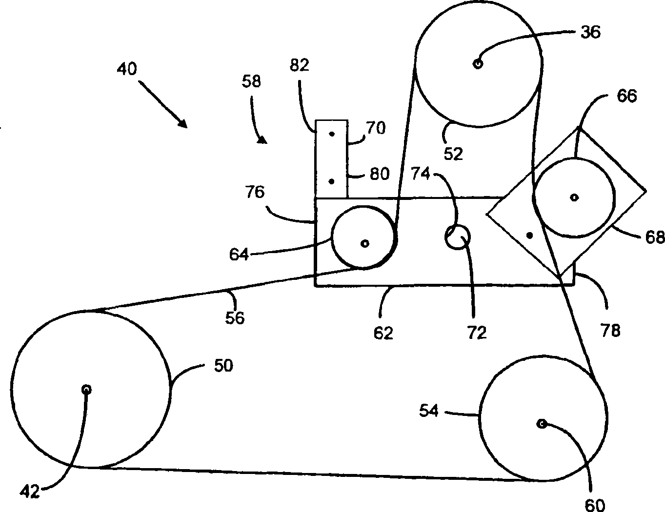 Serpentine belt useful life monitor