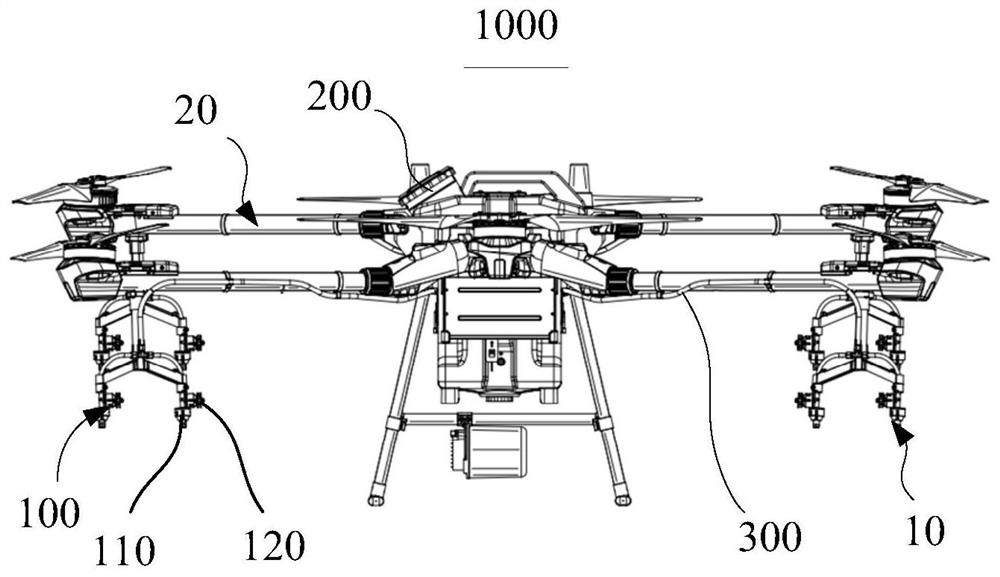 Spraying assembly, spraying system, moving device and spraying method