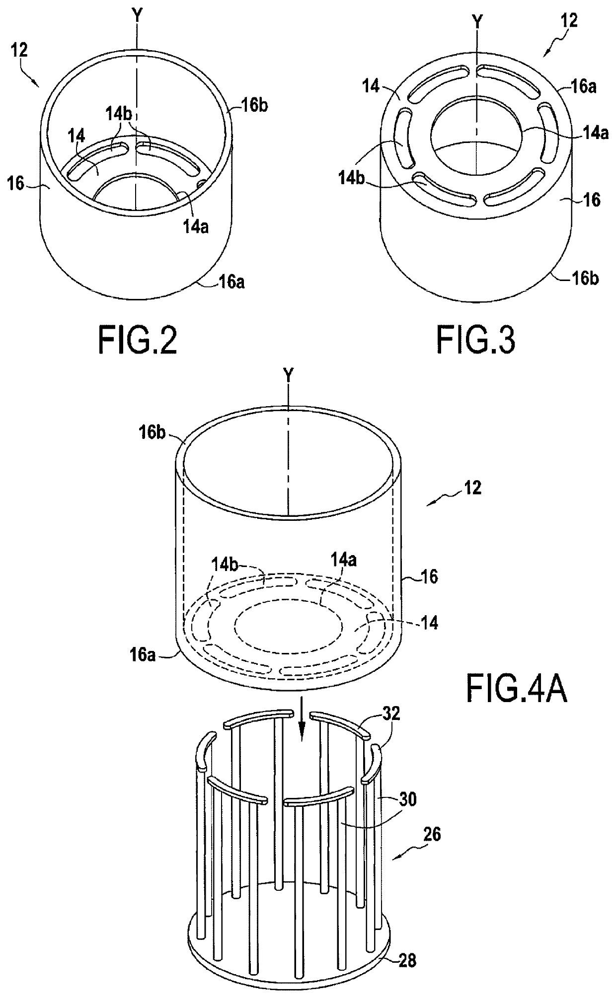 Method for densifying porous annular substrates by chemical vapour infiltration