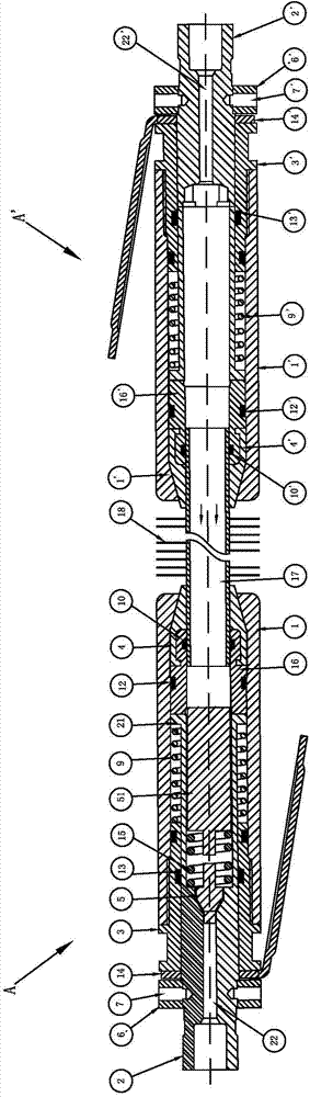 Tube expanding device of tube expander