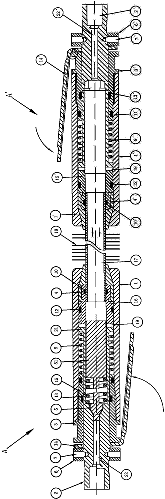 Tube expanding device of tube expander