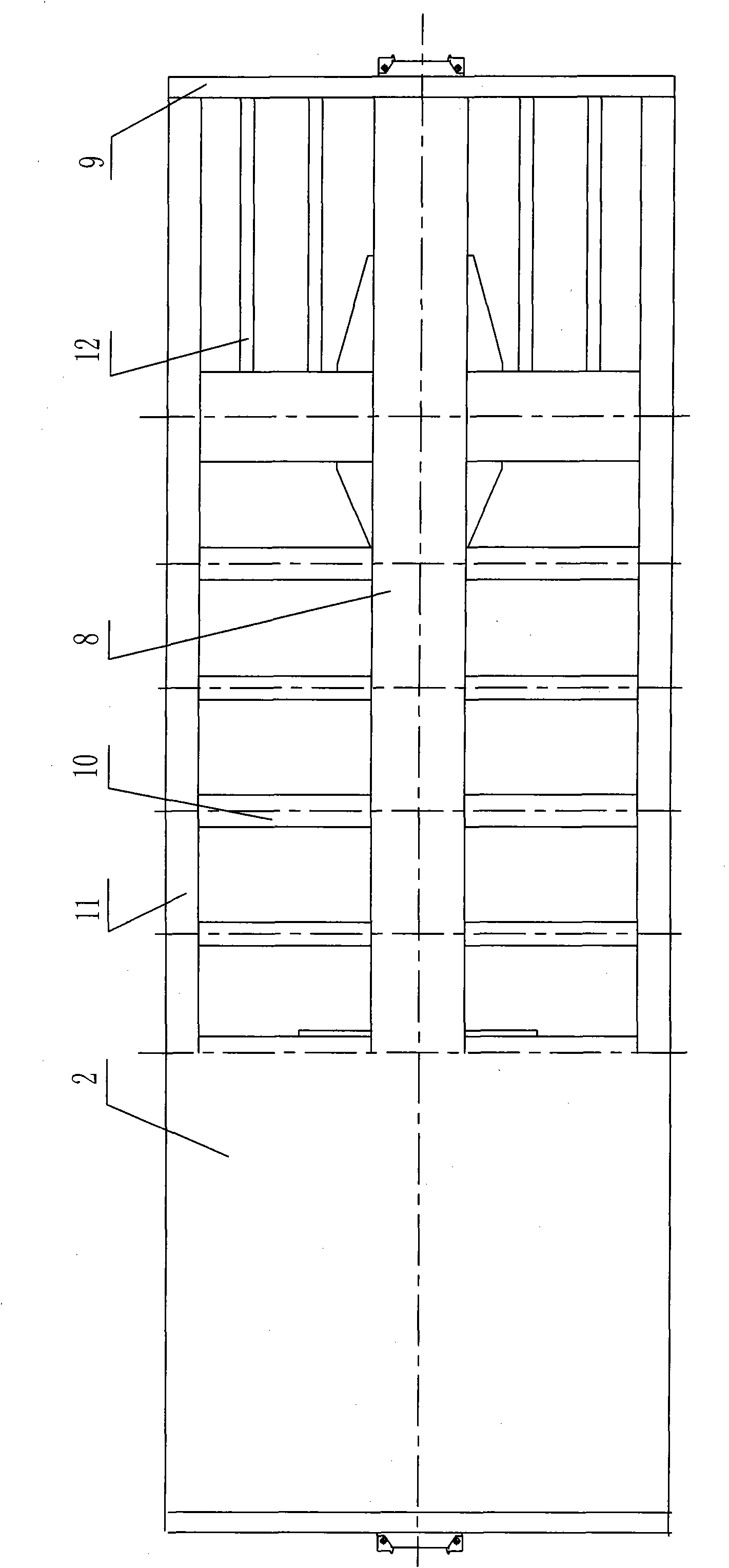 120 ton platform wagon with standard gauge