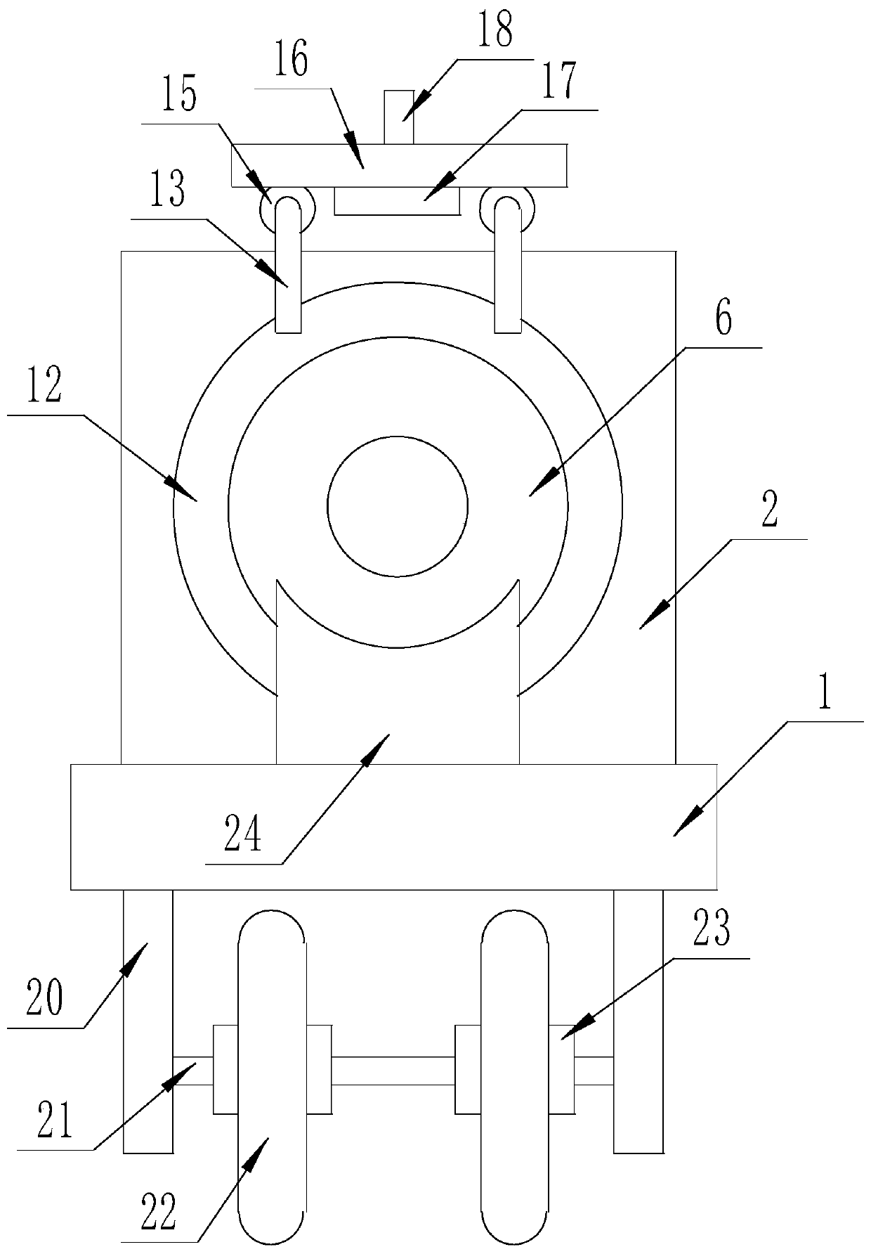 A mixing device for building construction