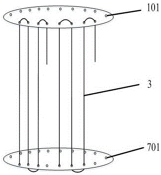 Nesting type shape memory alloy pneumatic artificial muscle