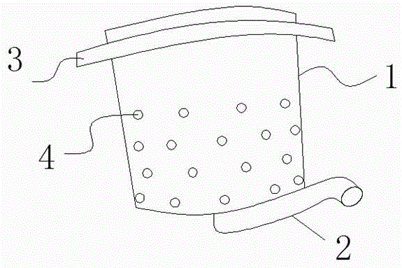 Efficient energy-saving furnace end and stove with efficient energy-saving furnace end