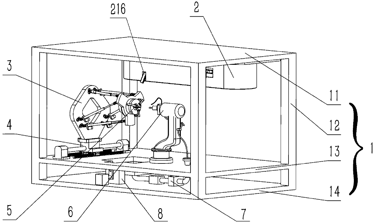 Automatic false tooth grinding repairing system