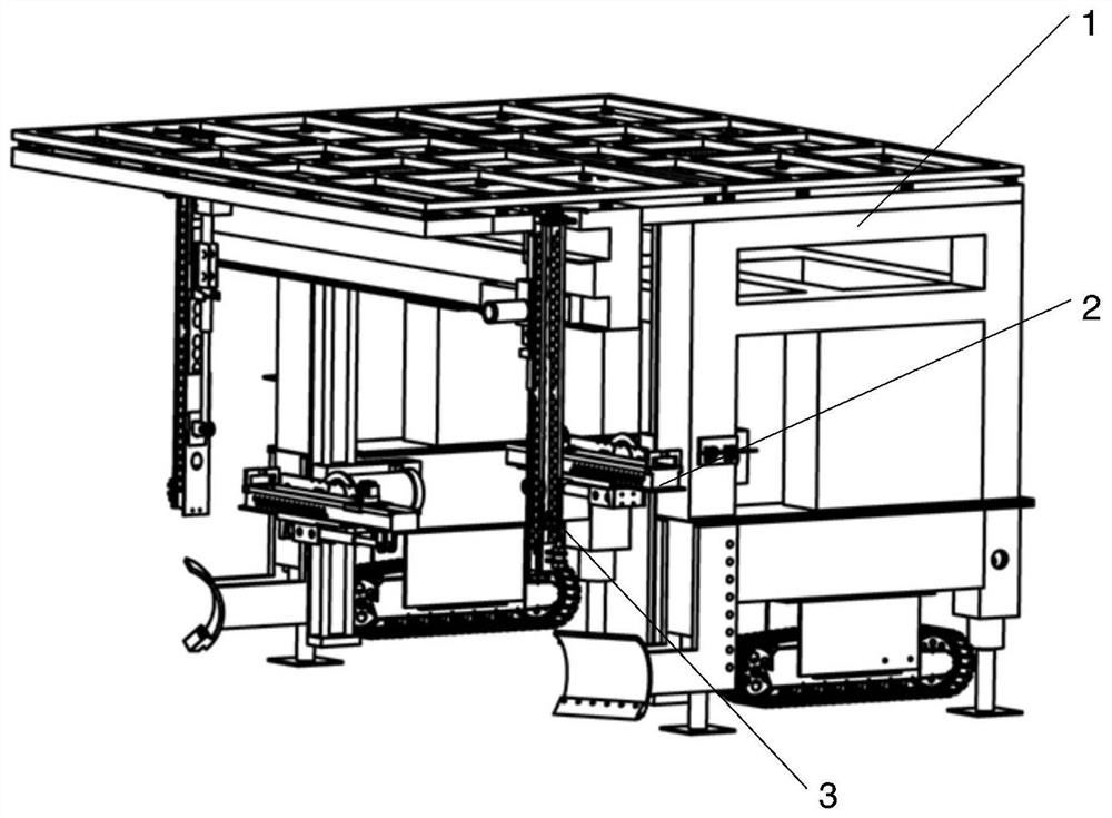 Crawler-type gantry drilling and anchoring robot