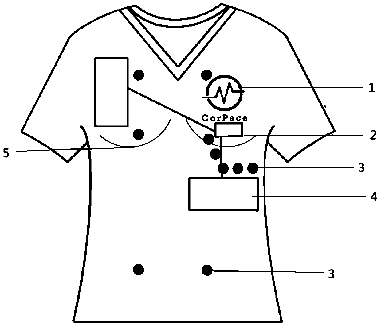 Wearable electrocardio dynamic full-true mapping intelligent defibrillator and control method thereof