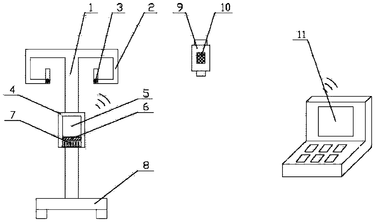 Intelligent calling system based on RFID radio frequency circuit