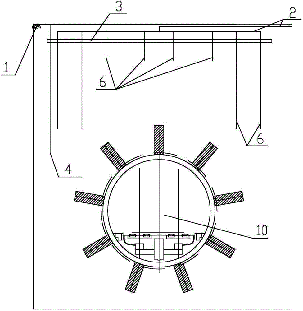 Construction method of protection device for underground pipeline during shield excavation