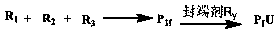 A kind of preparation method of end-capped fluorine-containing water-based polyurethane finishing agent and application thereof