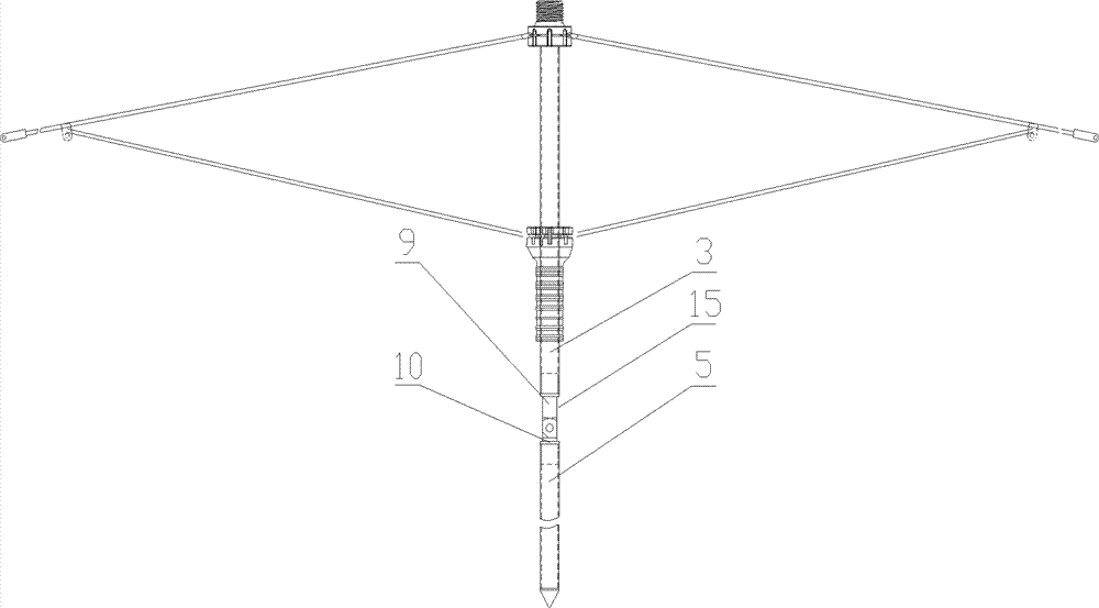 Framework, umbrella and awning applying framework