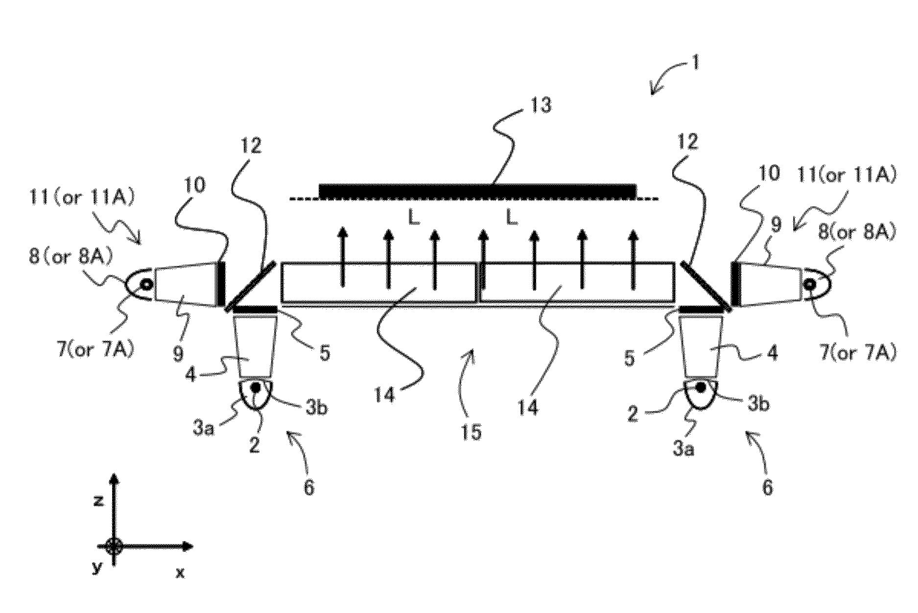 Light irradiation apparatus, pseudo-sunlight irradiation apparatus and solar panel inspection apparatus