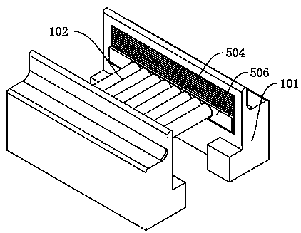 Installation device facilitating movement and levelness adjustment of machine