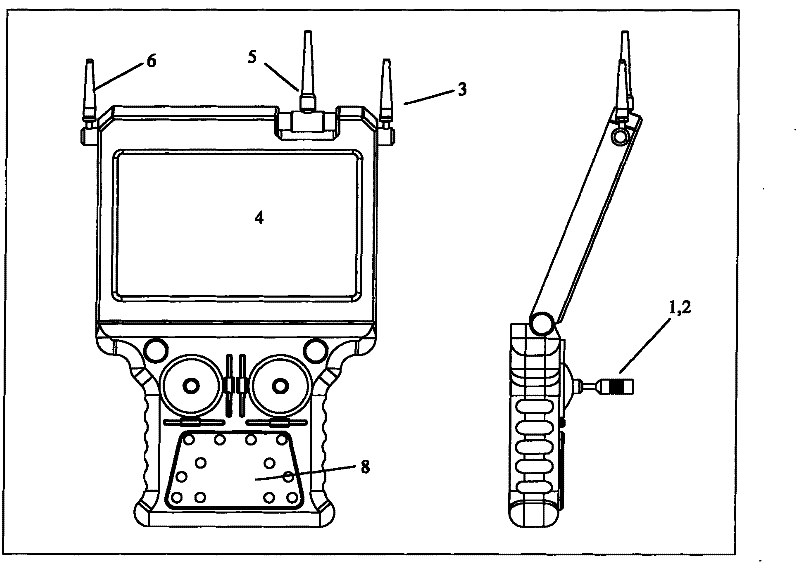 Realization method applied to unmanned vehicle control terminal