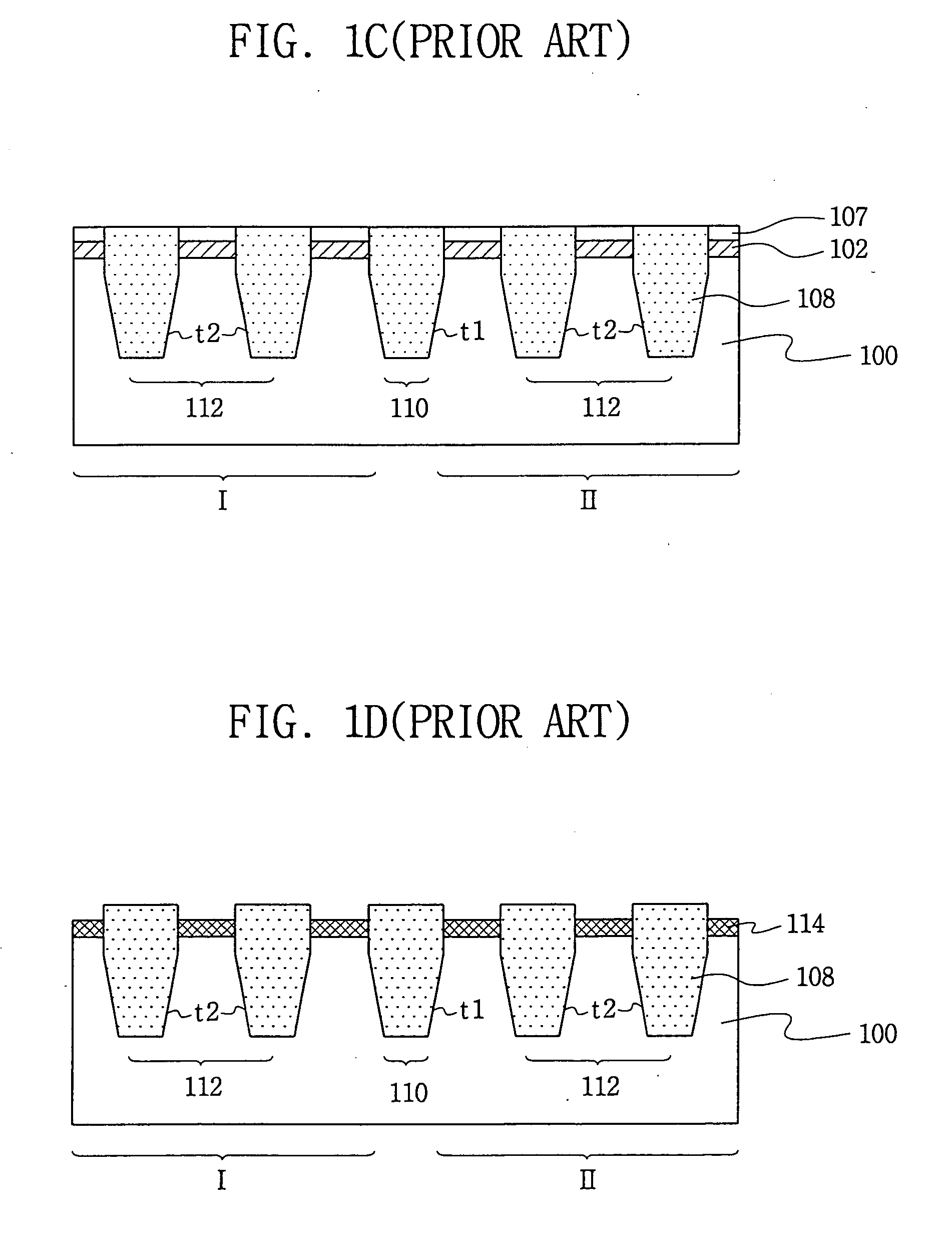 Dual gate oxide structure in semiconductor device and method thereof