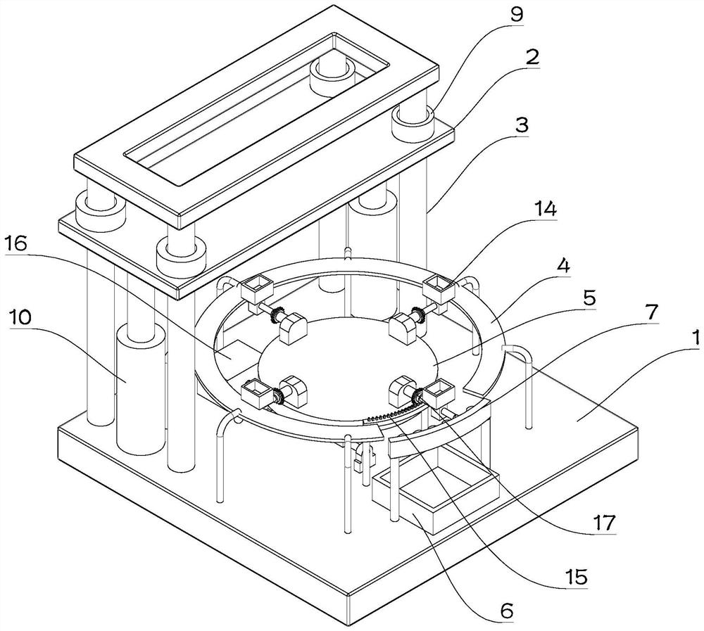 Forming die for stamping parts