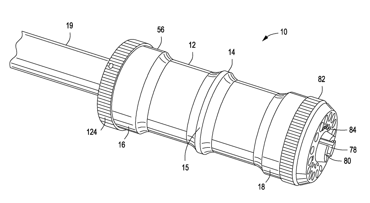 Firearm noise and flash suppressor having ratcheted collet locking mechanism