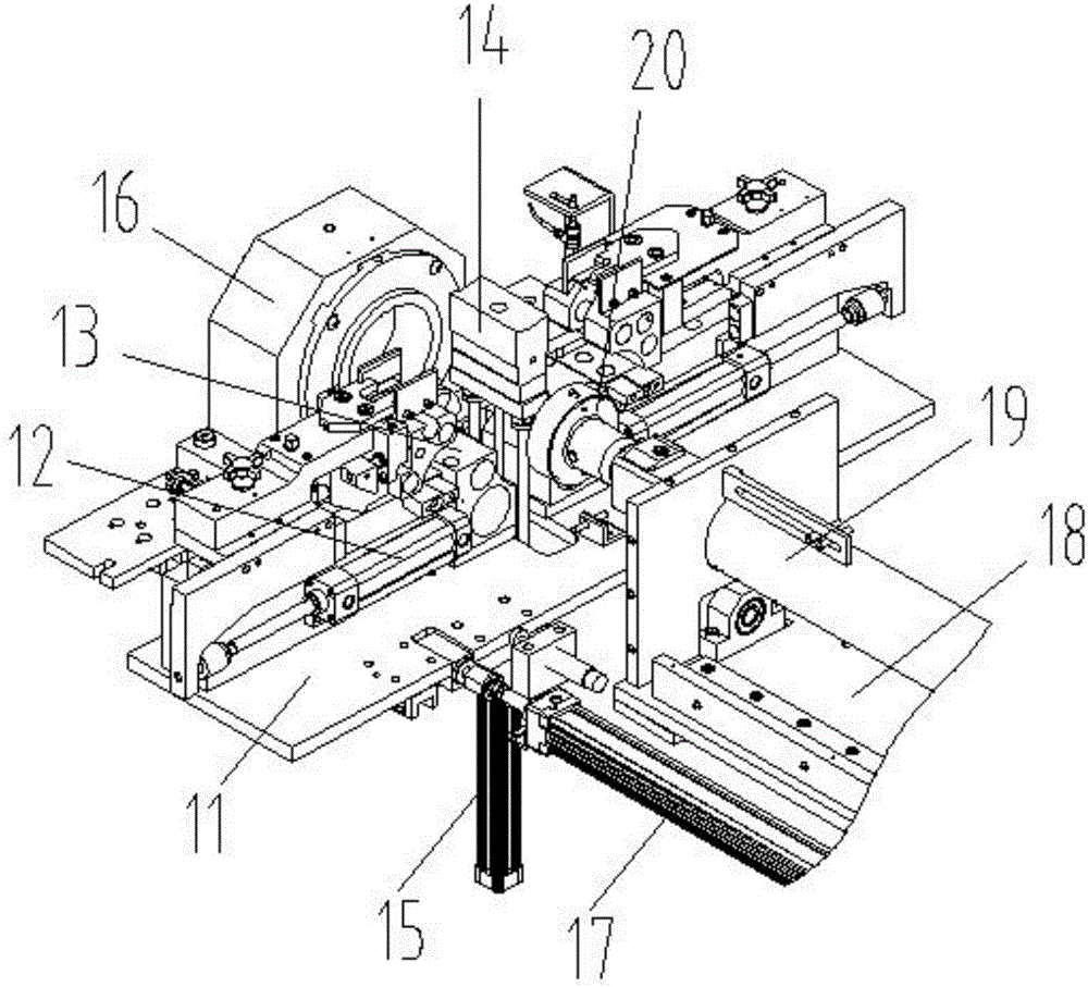 Magnetic shoe stator assembly machine for increasing utilization rate of equipment