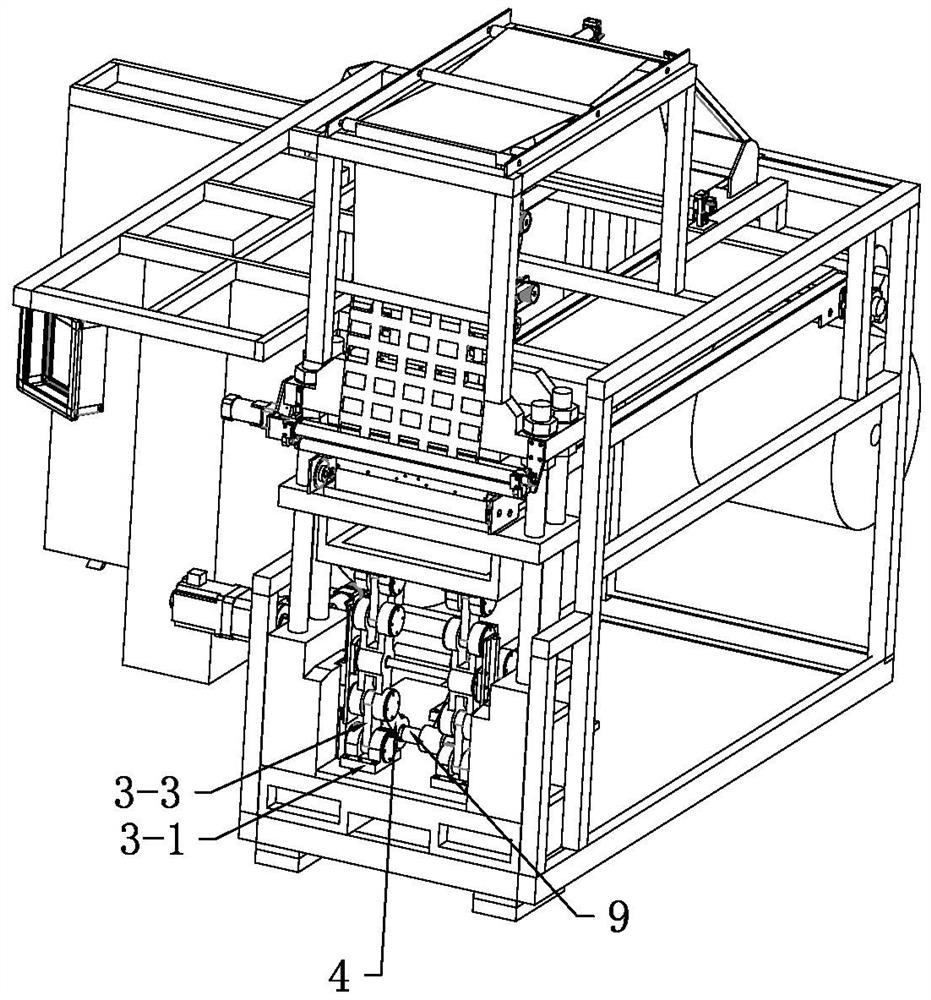 Multi-tonnage large-scale lifting device with lever push-pull structure