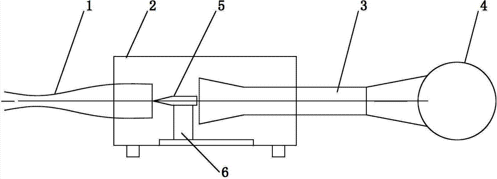 Gesture adjusting device for model with four degrees of freedom for hypersonic speed pulse wind tunnel