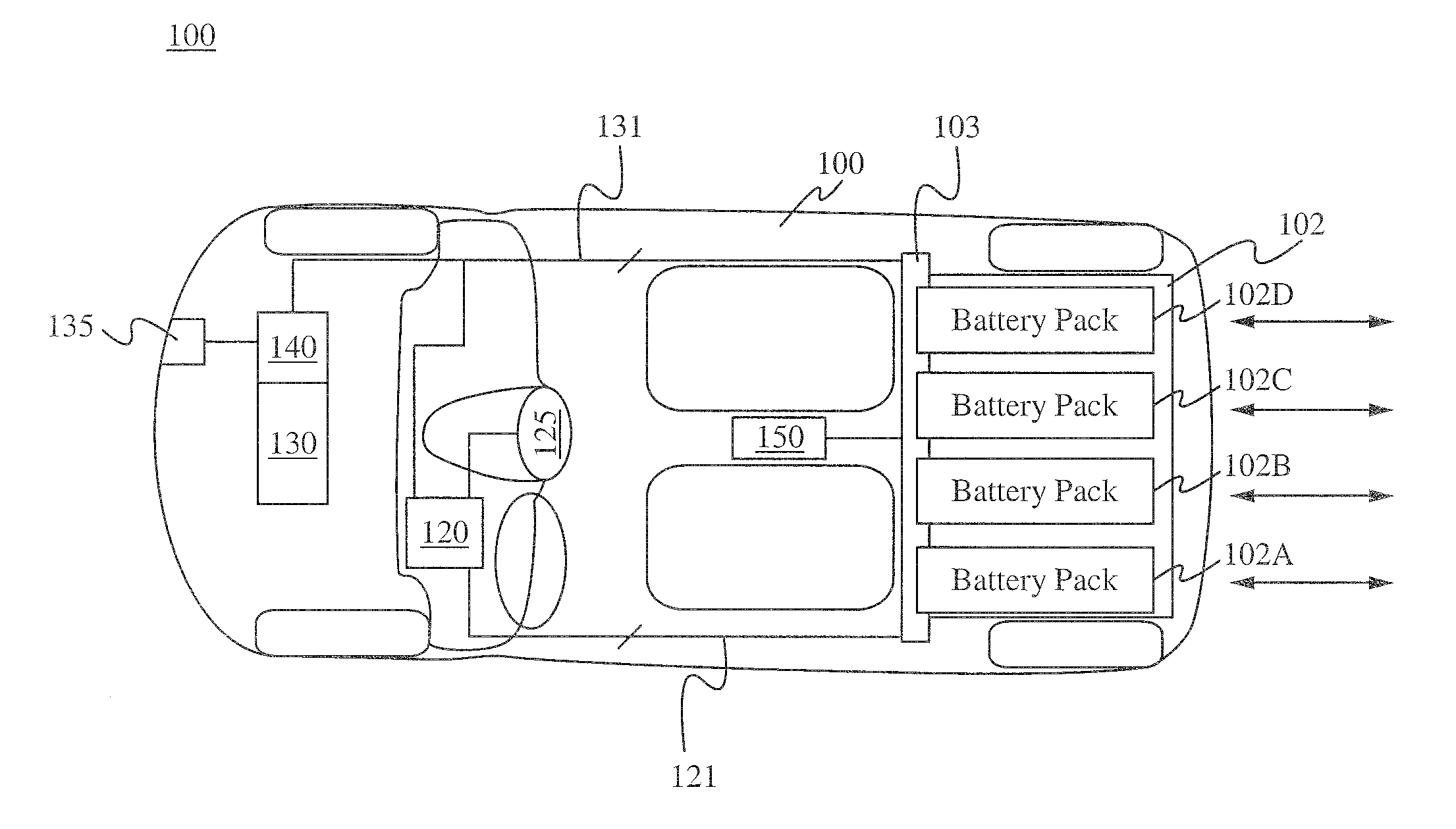 Modular powertrain, systems, and methods