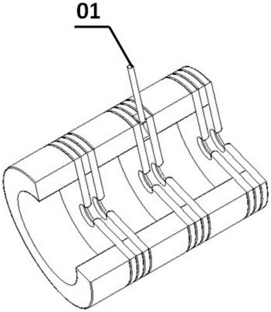 Energy switch for on-axis electrical coupling standing wave accelerating tube