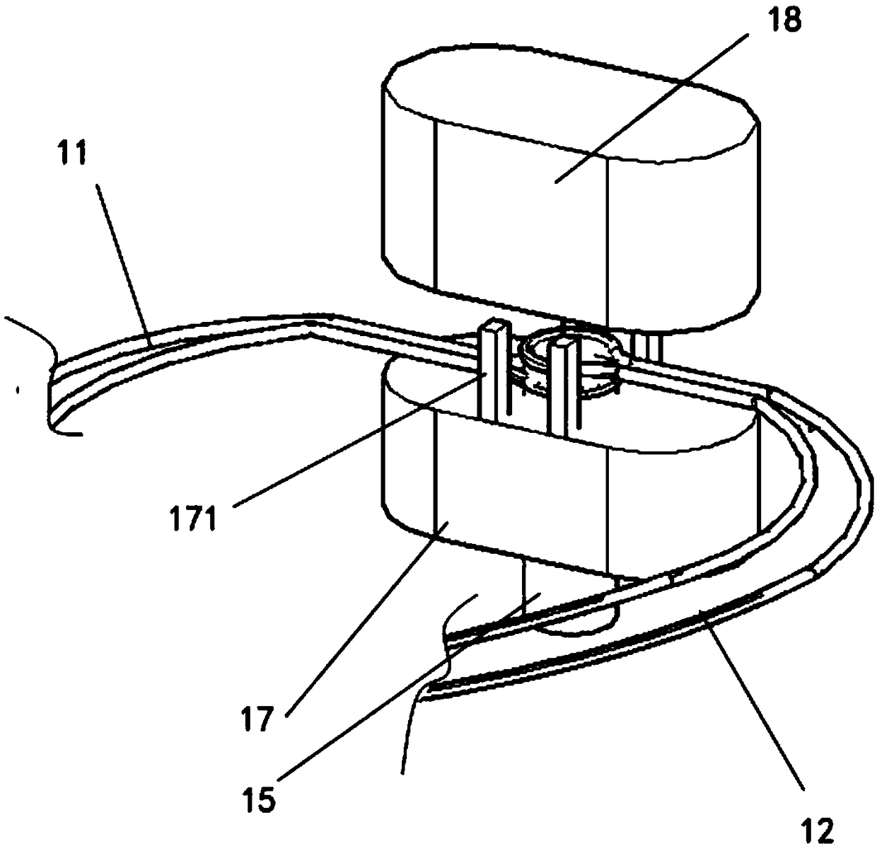 An adjustable urinary incontinence hanger