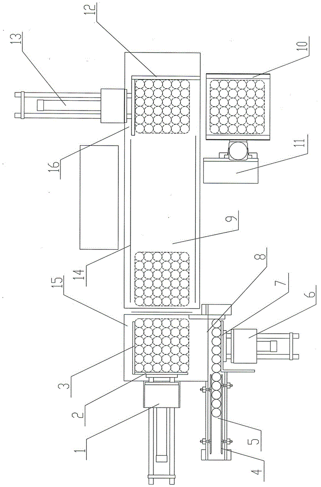 Epoxy molding compound finished product container loader