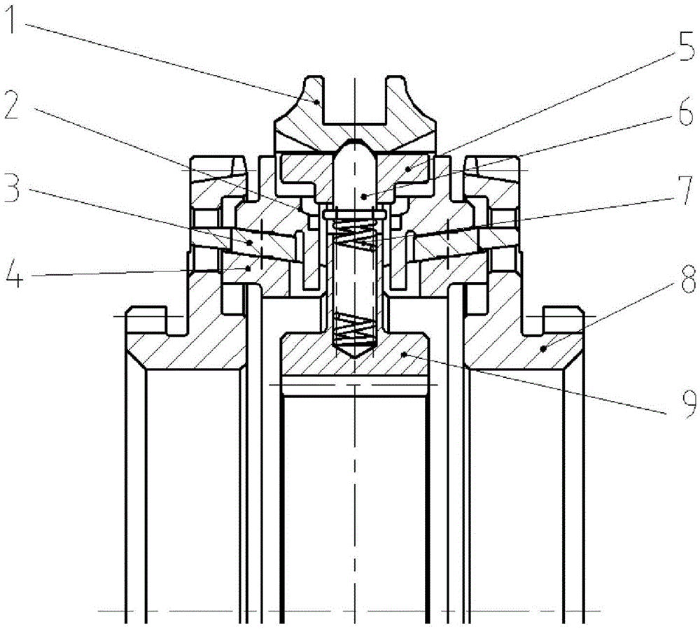 A three-cone synchronizer with lubricating oil passage