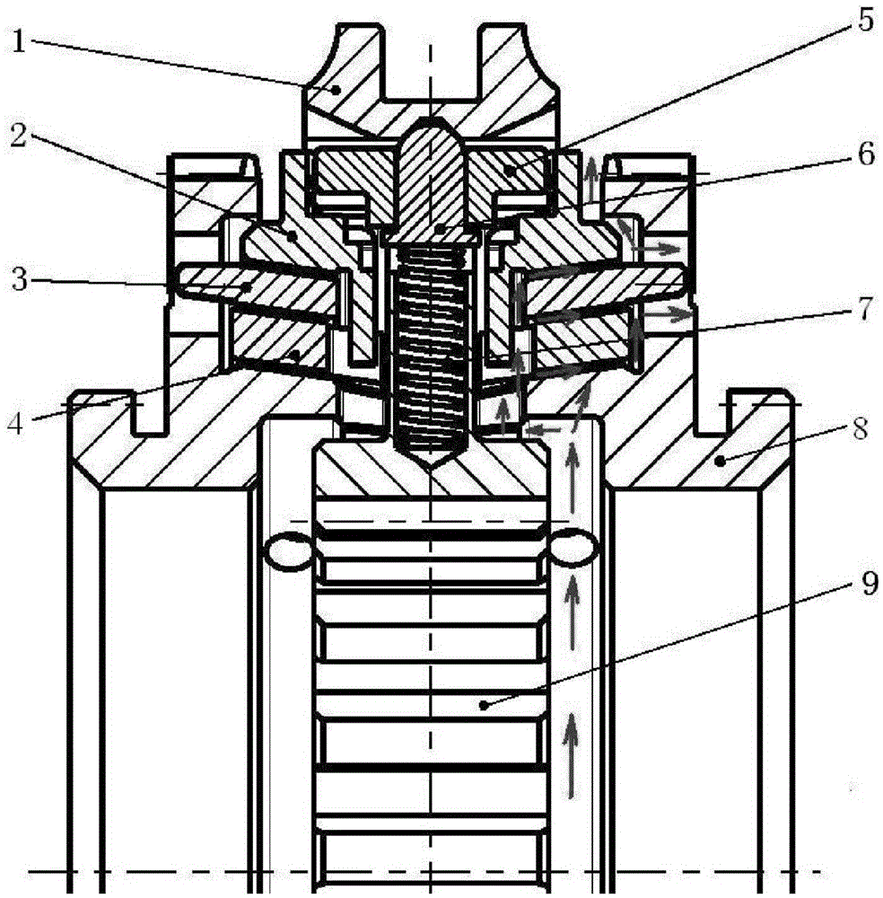 A three-cone synchronizer with lubricating oil passage