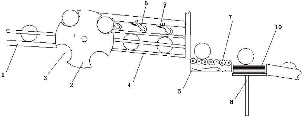 Labeling device used for round tin can