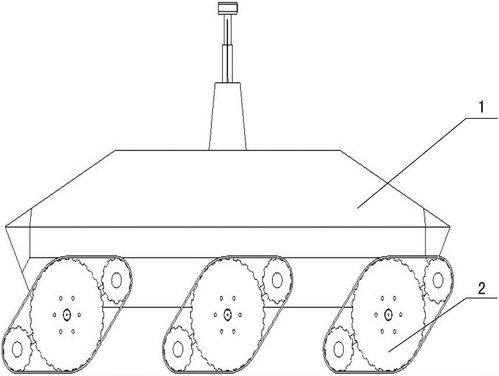 High-maneuverability and high-adaptability ground unmanned platform