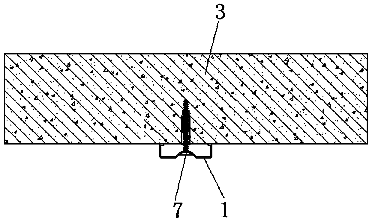 Wall mounting structure of assembled M-type lightgage steel joists