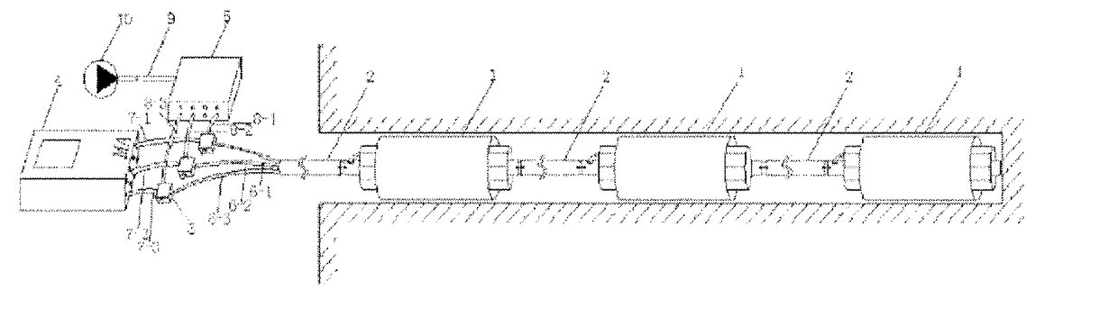 Multipoint Coal and Rock Mass Stress Real-Time Monitoring Device and Method