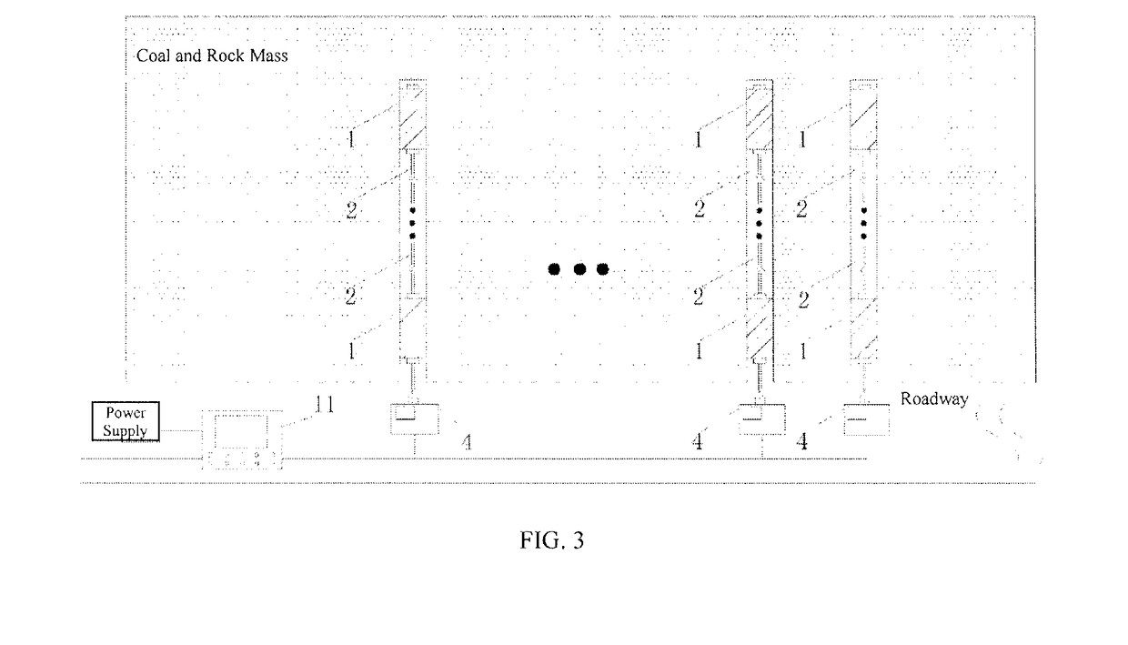 Multipoint Coal and Rock Mass Stress Real-Time Monitoring Device and Method