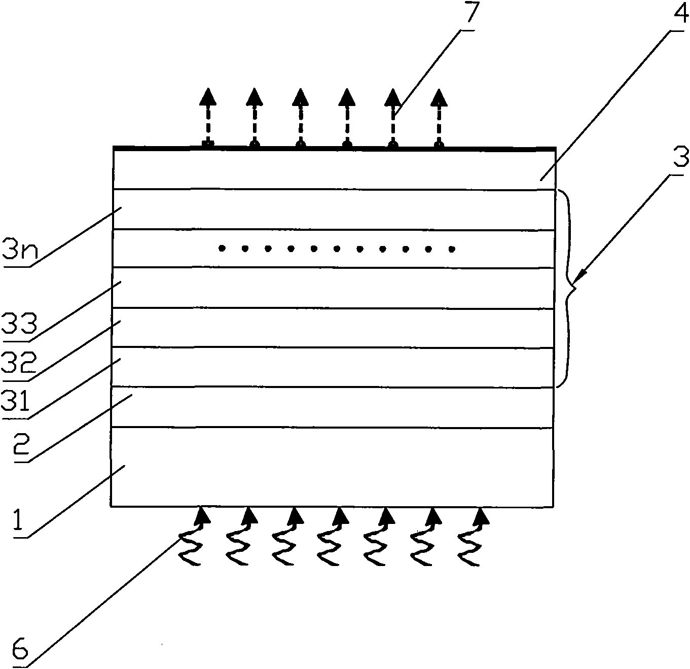 Transmission-type GaN ultraviolet photocathode based on varied-doping structure and manufacturing method