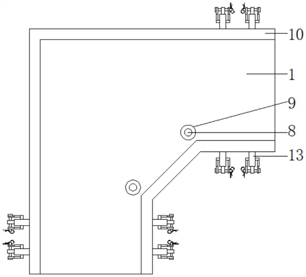 Anti-scratch high-strength aluminum alloy cable bridge connecting device