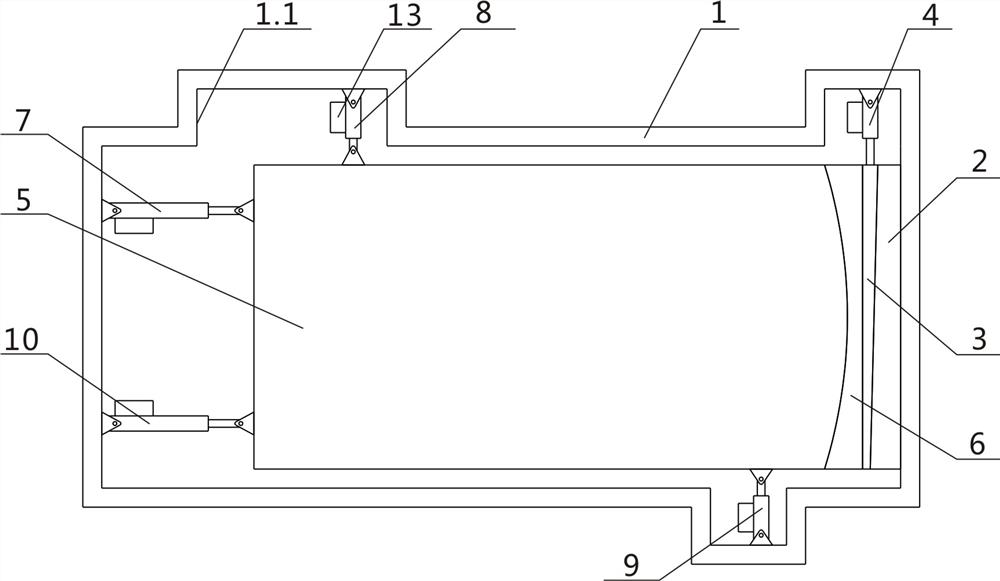 Multi-degree-of-freedom movable base for loading artillery