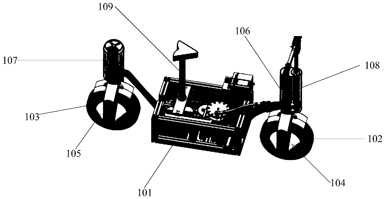 Wheel type mobile equipment, balance control method and storage medium