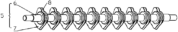 Computerized flat knitting machine lateral thread stand